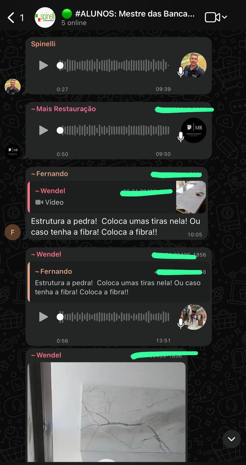 Grupo exclusivo de alunos no WhatsApp